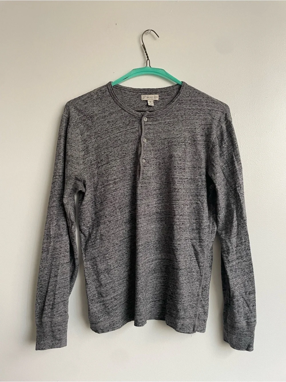 J. Crew Knit Goods Henley Long Sleeve Shirt